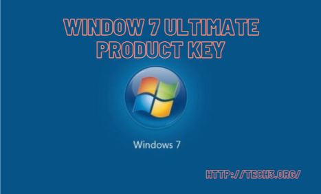 Window 7 Ultimate Product Key