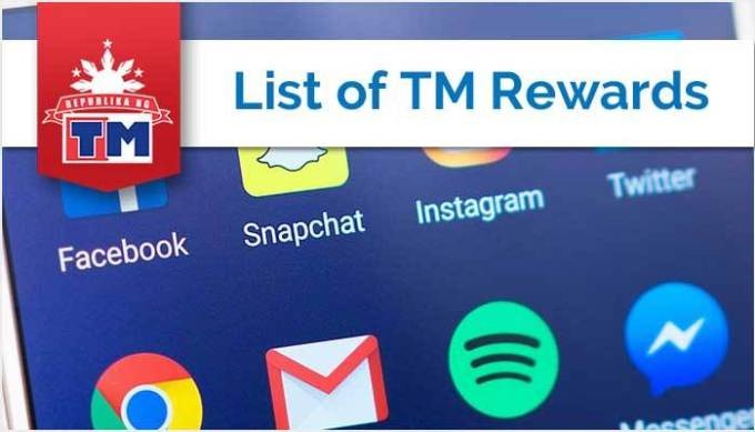 tm rewards list