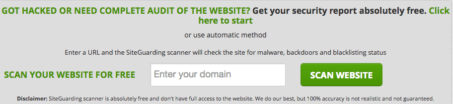 website security check