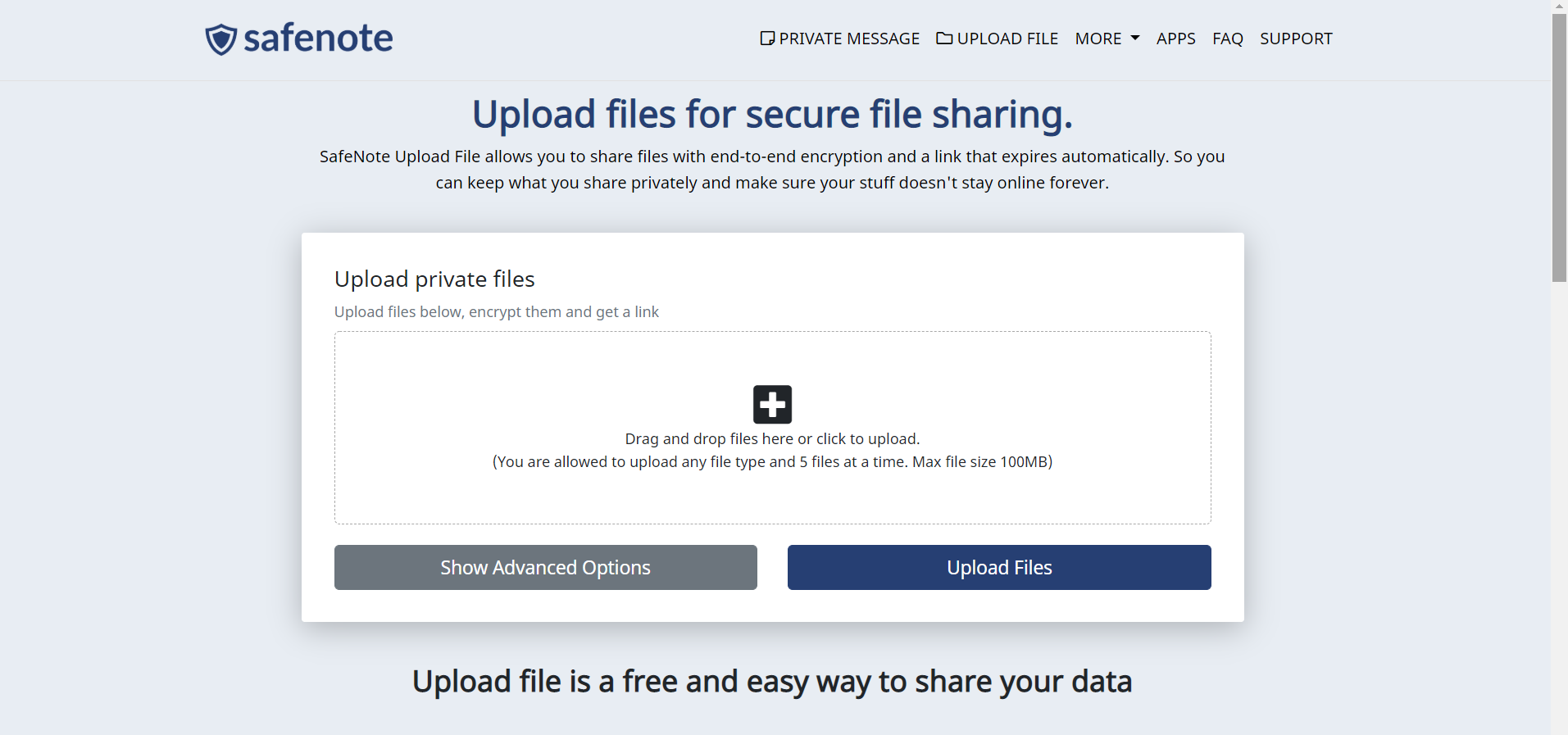 share encrypted files